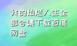 我的灿烂人生全部合集下载百度网盘