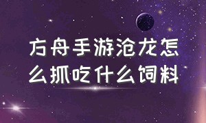 方舟手游沧龙怎么抓吃什么饲料