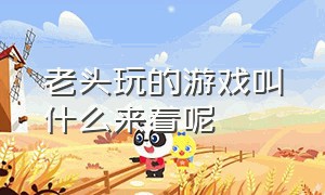 老头玩的游戏叫什么来着呢（60岁大爷玩的游戏有哪些）