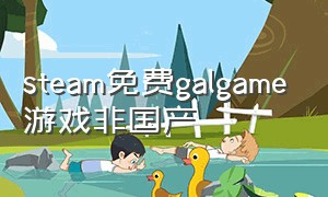 steam免费galgame游戏非国产