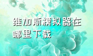 维加斯模拟器在哪里下载