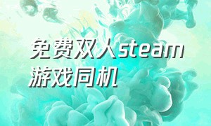 免费双人steam游戏同机