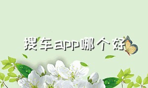 搜车app哪个好