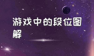 游戏中的段位图解