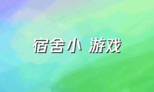 宿舍小 游戏（学校宿舍小游戏大全）