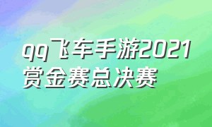 qq飞车手游2021赏金赛总决赛（qq飞车手游官方赛事2024颁奖）