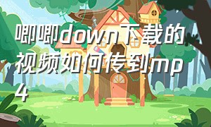 唧唧down下载的视频如何传到mp4（唧唧down下载视频怎么存进u盘）