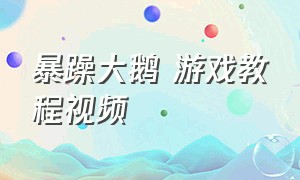 暴躁大鹅 游戏教程视频