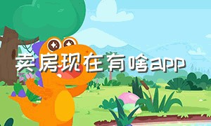 卖房现在有啥app（卖房有啥讲究）