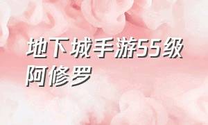 地下城手游55级阿修罗（地下城手游阿修罗怎么卡49级）