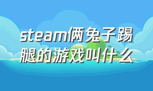 steam俩兔子踢腿的游戏叫什么