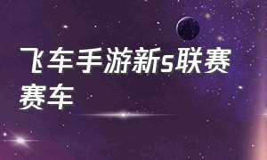 飞车手游新s联赛赛车（飞车手游s联赛新车24年秋季）