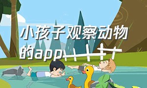 小孩子观察动物的app（宝宝识动物app下载）