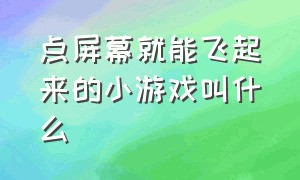 点屏幕就能飞起来的小游戏叫什么