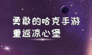 勇敢的哈克手游重返凉心堡（勇敢的哈克免付费版游戏攻略）