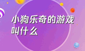 小狗乐奇的游戏叫什么（小狗乐奇的游戏叫什么来着）