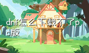 dnf怎么下载不了pc版