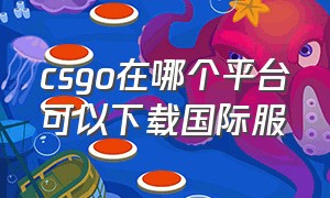 csgo在哪个平台可以下载国际服（csgo下载的是国服怎么会成国际服）