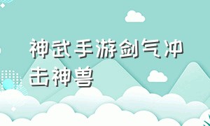 神武手游剑气冲击神兽（神武手游剑气神兽怎么加点）