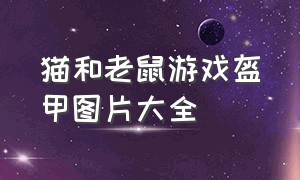 猫和老鼠游戏盔甲图片大全（猫和老鼠游戏盔甲图片大全可爱）