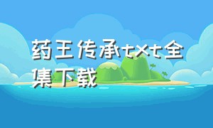 药王传承txt全集下载