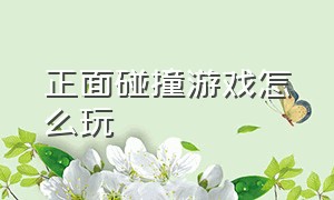 正面碰撞游戏怎么玩（碰撞游戏进入入口）