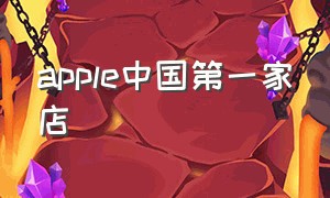 apple中国第一家店（apple专卖店中国有几家）