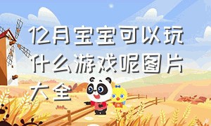 12月宝宝可以玩什么游戏呢图片大全（12月宝宝可以玩什么游戏呢图片大全集）