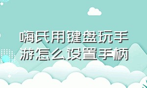 嗨氏用键盘玩手游怎么设置手柄