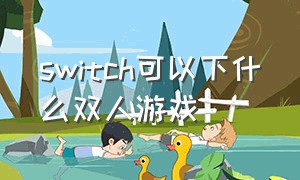 switch可以下什么双人游戏（switch有免费的双人游戏吗）