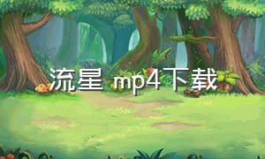 流星 mp4下载（流星电影完整版）