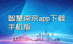 智慧南京app下载手机版