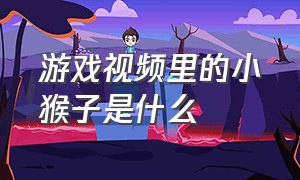 游戏视频里的小猴子是什么