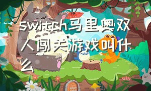 switch马里奥双人闯关游戏叫什么