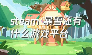 steam 暴雪还有什么游戏平台