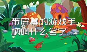 带屏幕的游戏手柄叫什么名字