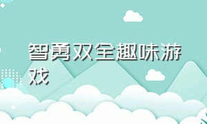 智勇双全趣味游戏