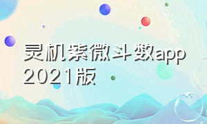 灵机紫微斗数app2021版