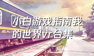 小白游戏指南我的世界vr合集