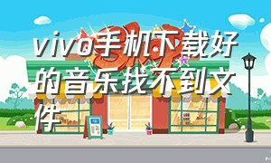 vivo手机下载好的音乐找不到文件