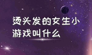 烫头发的女生小游戏叫什么