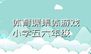 体育课集体游戏小学五六年级