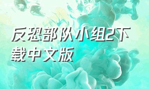反恐部队小组2下载中文版