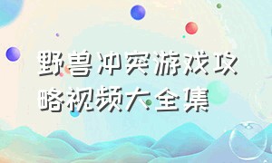 野兽冲突游戏攻略视频大全集