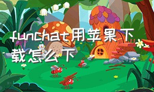 funchat用苹果下载怎么下