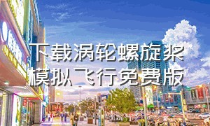 下载涡轮螺旋桨模拟飞行免费版