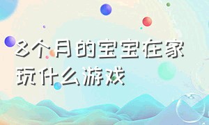 8个月的宝宝在家玩什么游戏