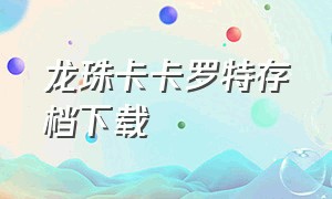 龙珠卡卡罗特存档下载