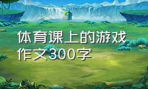 体育课上的游戏 作文300字