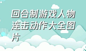 回合制游戏人物连击动作大全图片